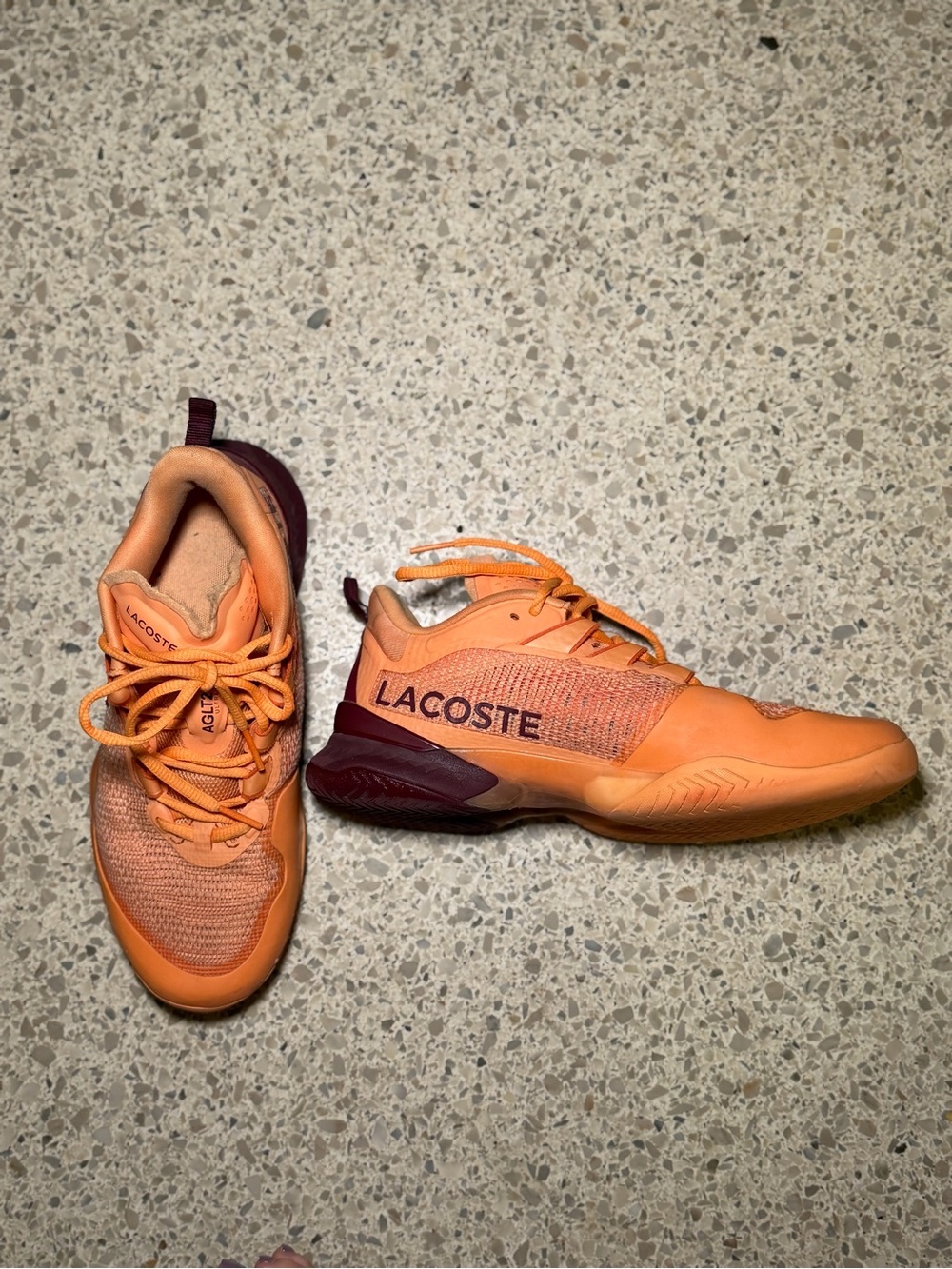 Lacoste women’s  Orange Athletic Sneakers
